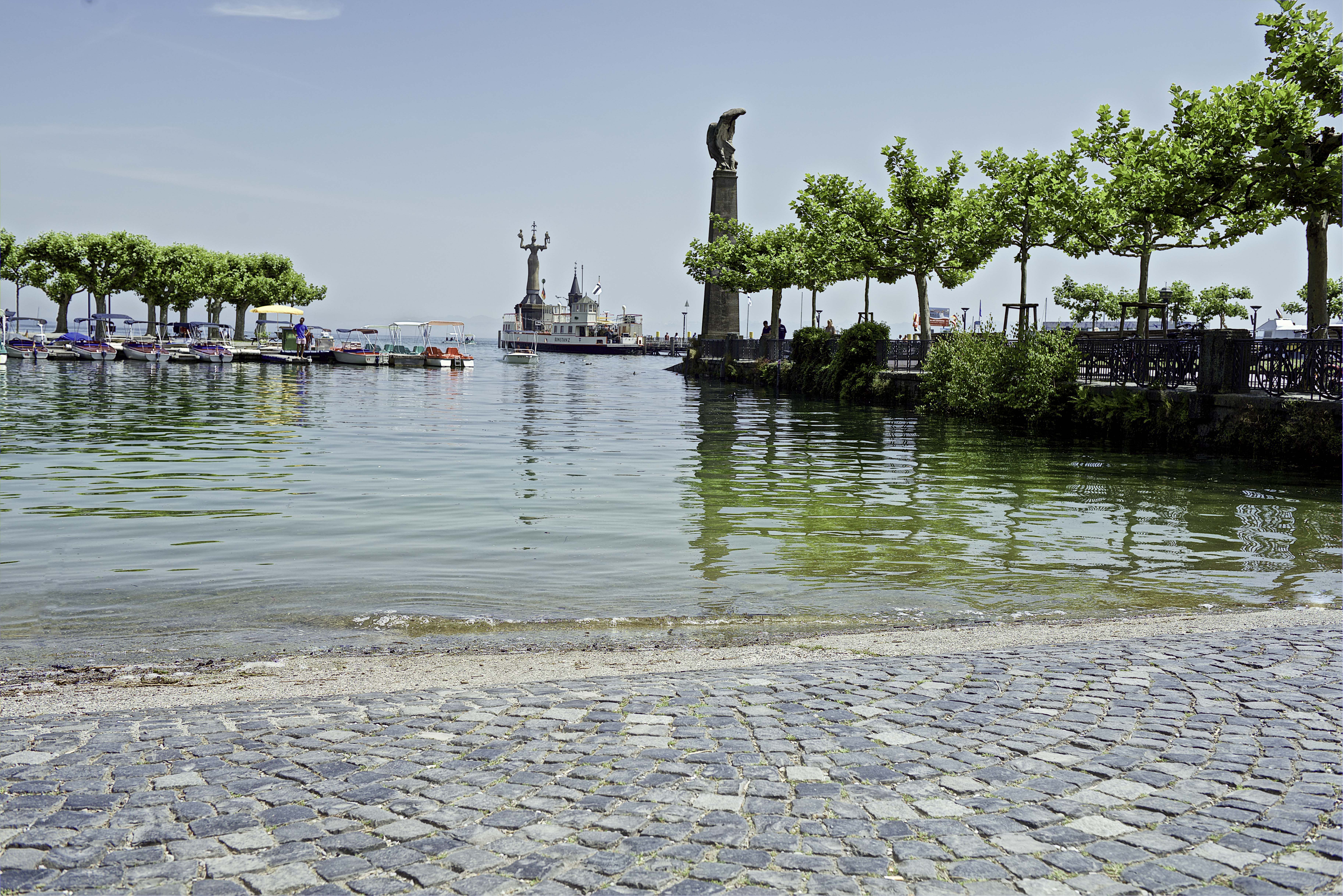 Blick auf den Konstanzer Hafen